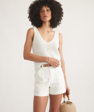 Marine Layer - Maya Utility Shorts - White